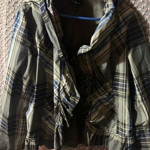 Plaid spring jacket